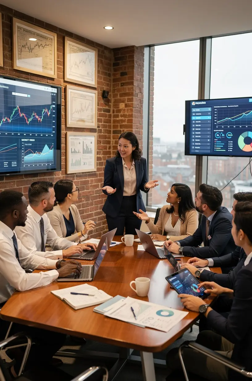 Professional team collaboration